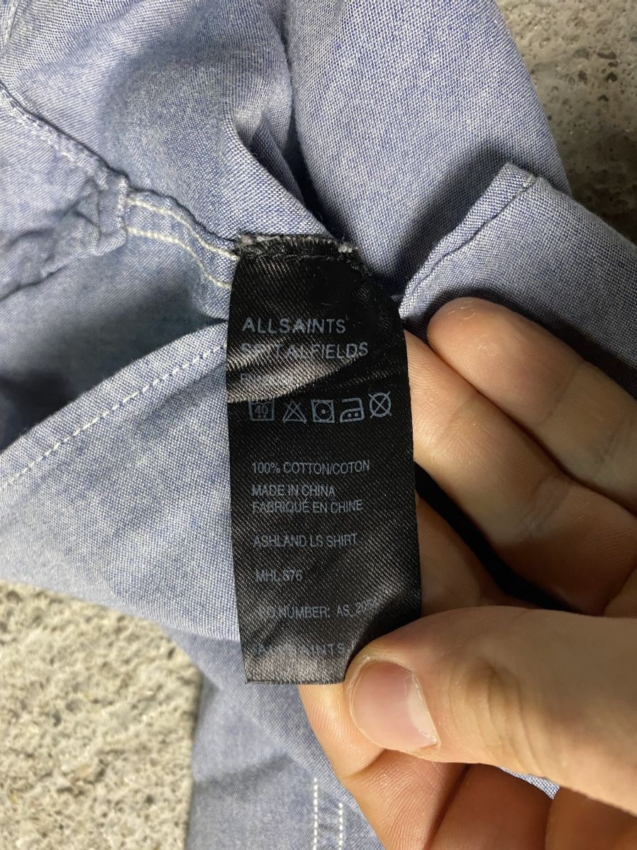 Allsaints × Vintage Allsaints vintage shirt blue navy old money Size US M / EU 48-50 / 2 - 8 Thumbnail