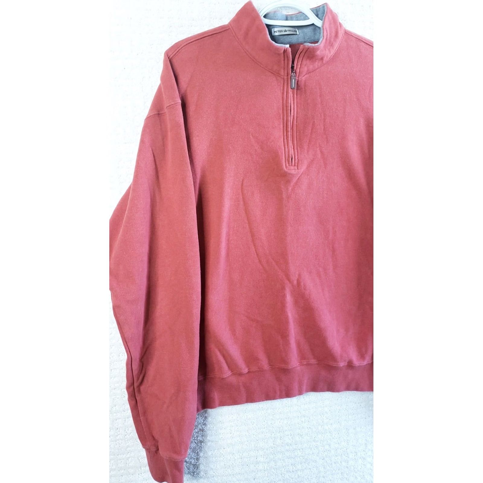 Peter Millar Peter Millar Sweater Mens L Red 1/4 Zip Pullover Long Sleeve Casual Golf Size US L / EU 52-54 / 3 - 4 Thumbnail