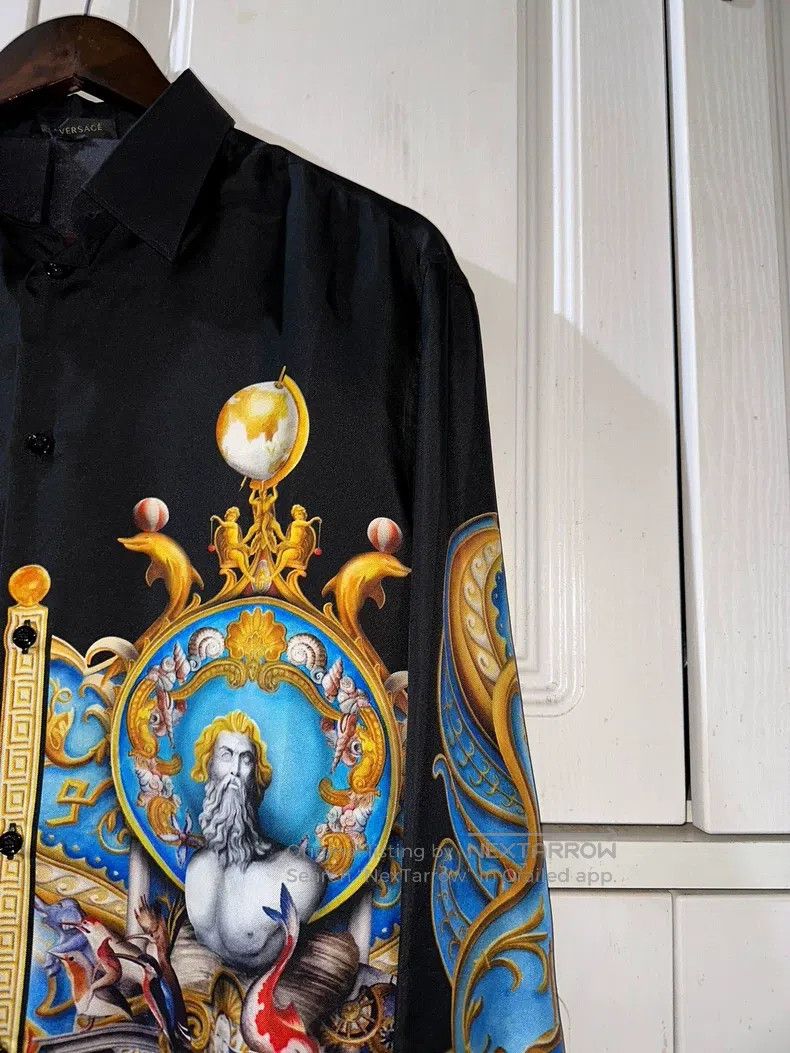 Versace Versace Main line baroque Poseidon Palace men's mulberry s Size US L / EU 52-54 / 3 - 5 Thumbnail