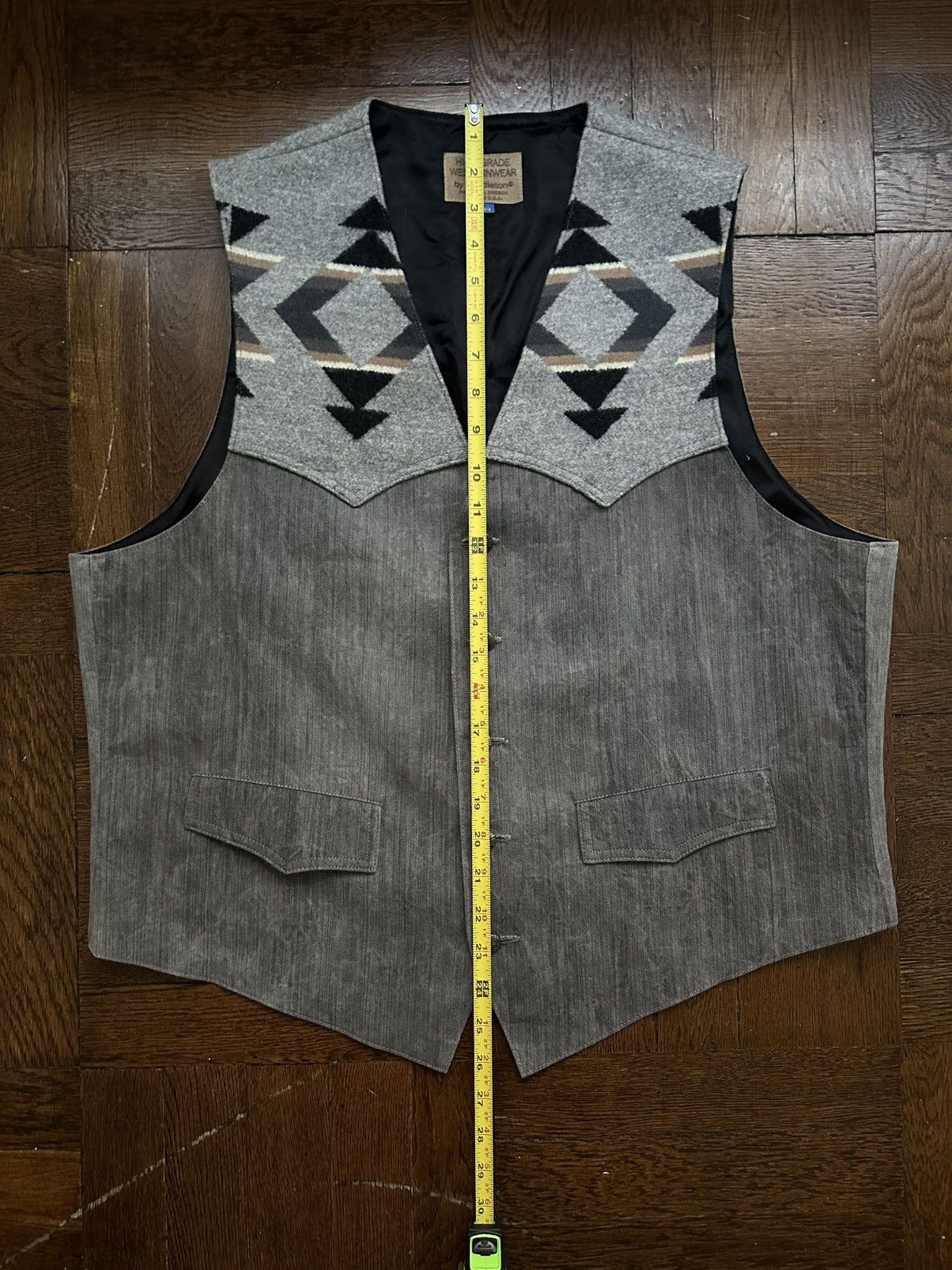 Pendleton Vintage Pendleton High Grade Western Wear Vest - Wool Denim Size US XL / EU 56 / 4 - 9 Thumbnail