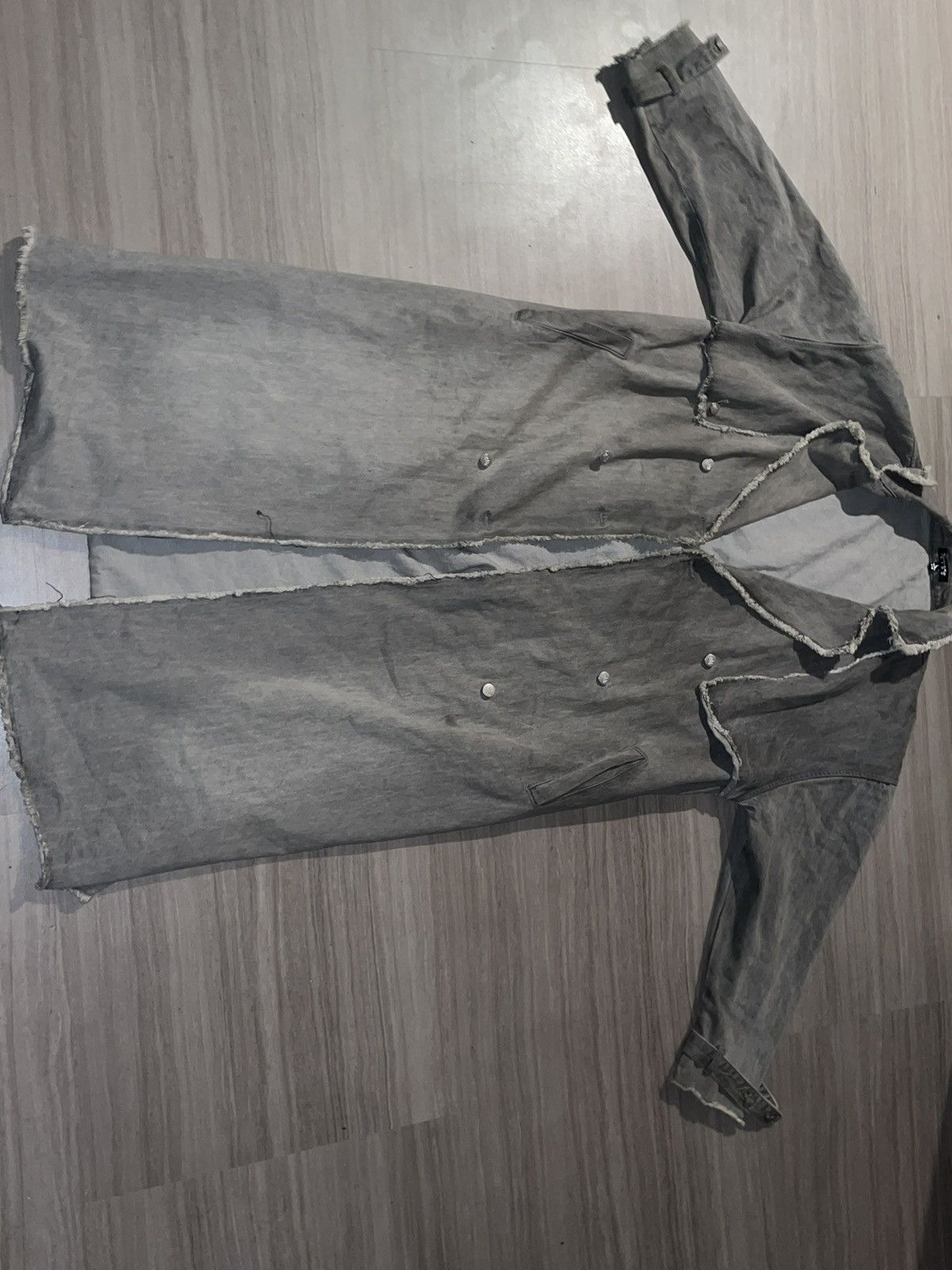 Dolls Kill Denim trench jacket Size L / US 10 / IT 46 - 1 Thumbnail