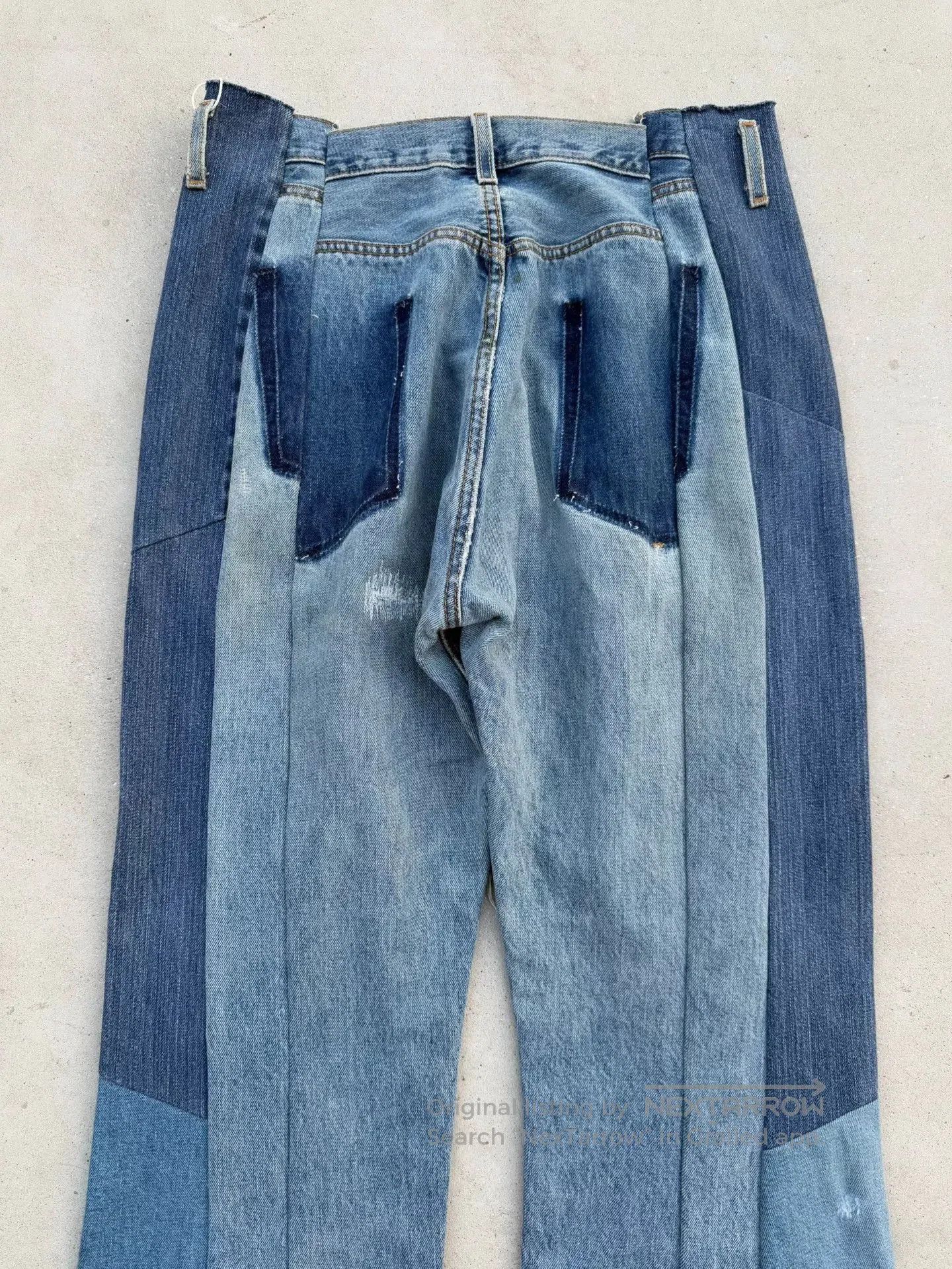 Vintage Vintage Remake Levis Deconstructed Flare Jeans. Size US 32 / EU 48 - 5 Thumbnail