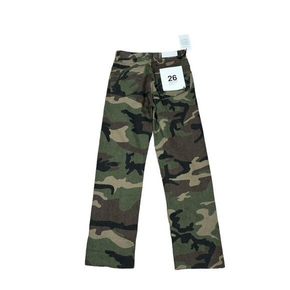 RE/DONE NWT RE/DONE Originals High Rise Stove Pipe Camo Camouflage P Size 26" / US 2 / IT 38 - 6 Thumbnail