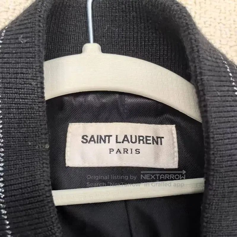 Yves Saint Laurent Saint Laurent Black Cotton Women's Jacket . Size L / US 10 / IT 46 - 3 Thumbnail