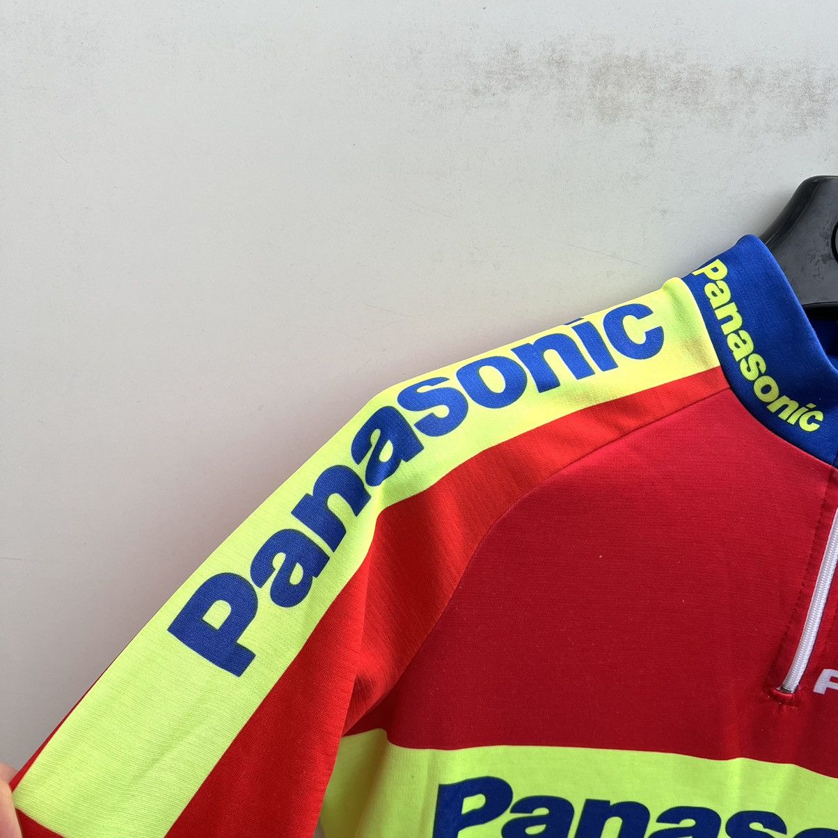 Vintage Maillot PANASONIC SPORTLIFE 1990 vintage shirt trikot jersey Size US L / EU 52-54 / 3 - 4 Thumbnail