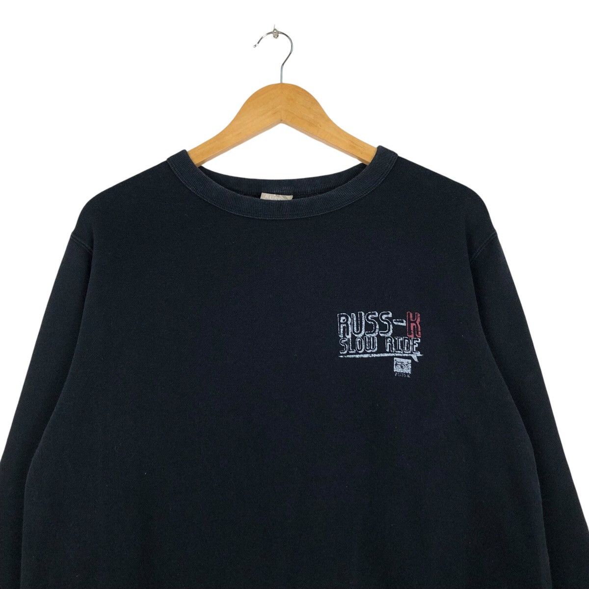 Vintage Vintage Rusk-K slow right sweatshirt medium Size US M / EU 48-50 / 2 - 3 Thumbnail