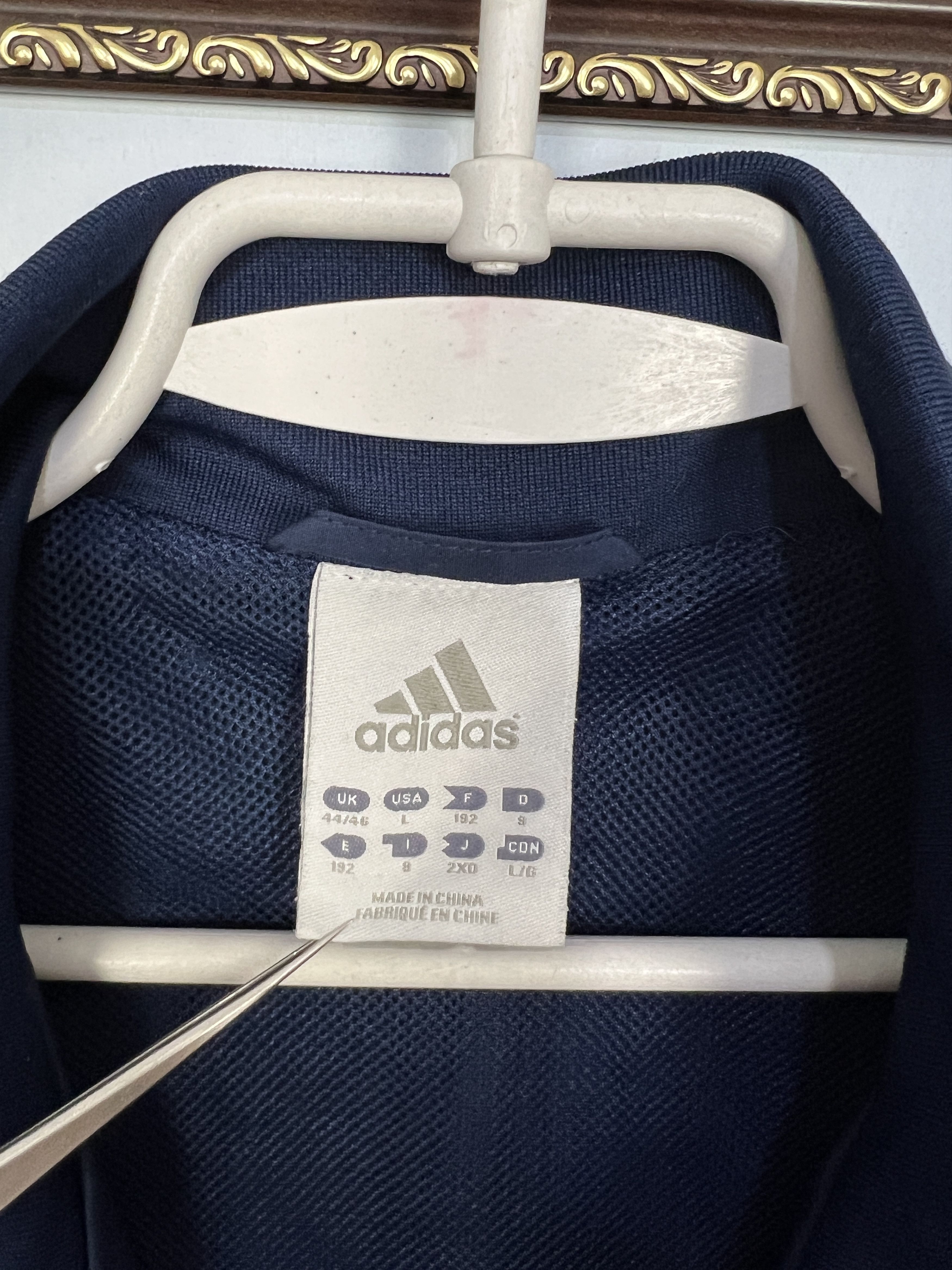 Adidas Vintage Adidas Blue Chelsea Football Jacket Soccer Mens Size US L / EU 52-54 / 3 - 8 Thumbnail