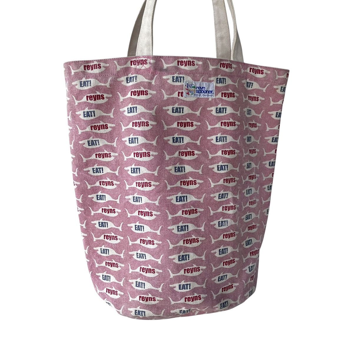 Reyn Spooner Reyn Spooner Hawaii Round Base Canvas Tote Bag Size ONE SIZE - 1 Thumbnail