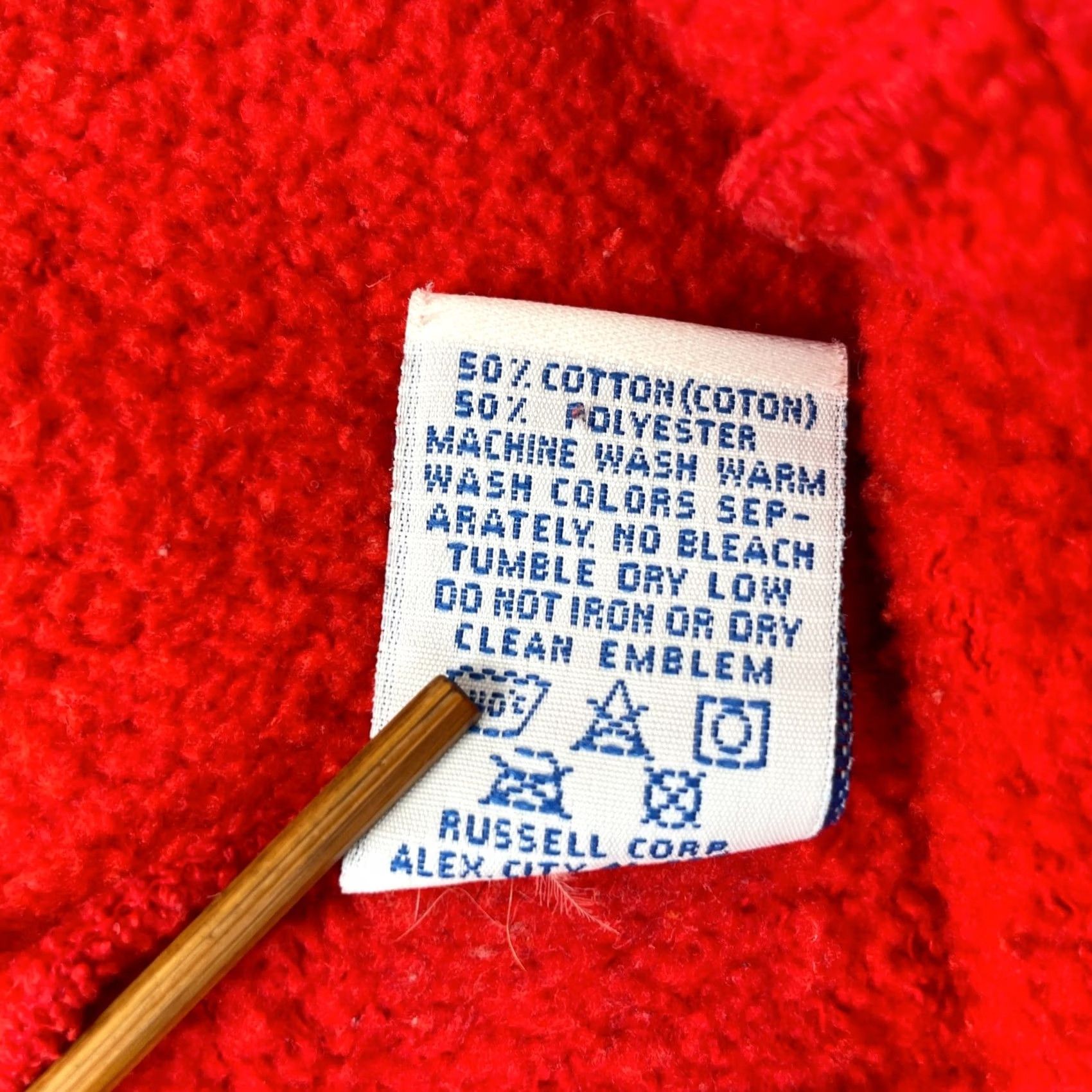 Russell Athletic VINTAGE Russell Athletic Sweatpants Mens M Red Dri Power Fleece Tapered Leg Size US 31 - 4 Thumbnail