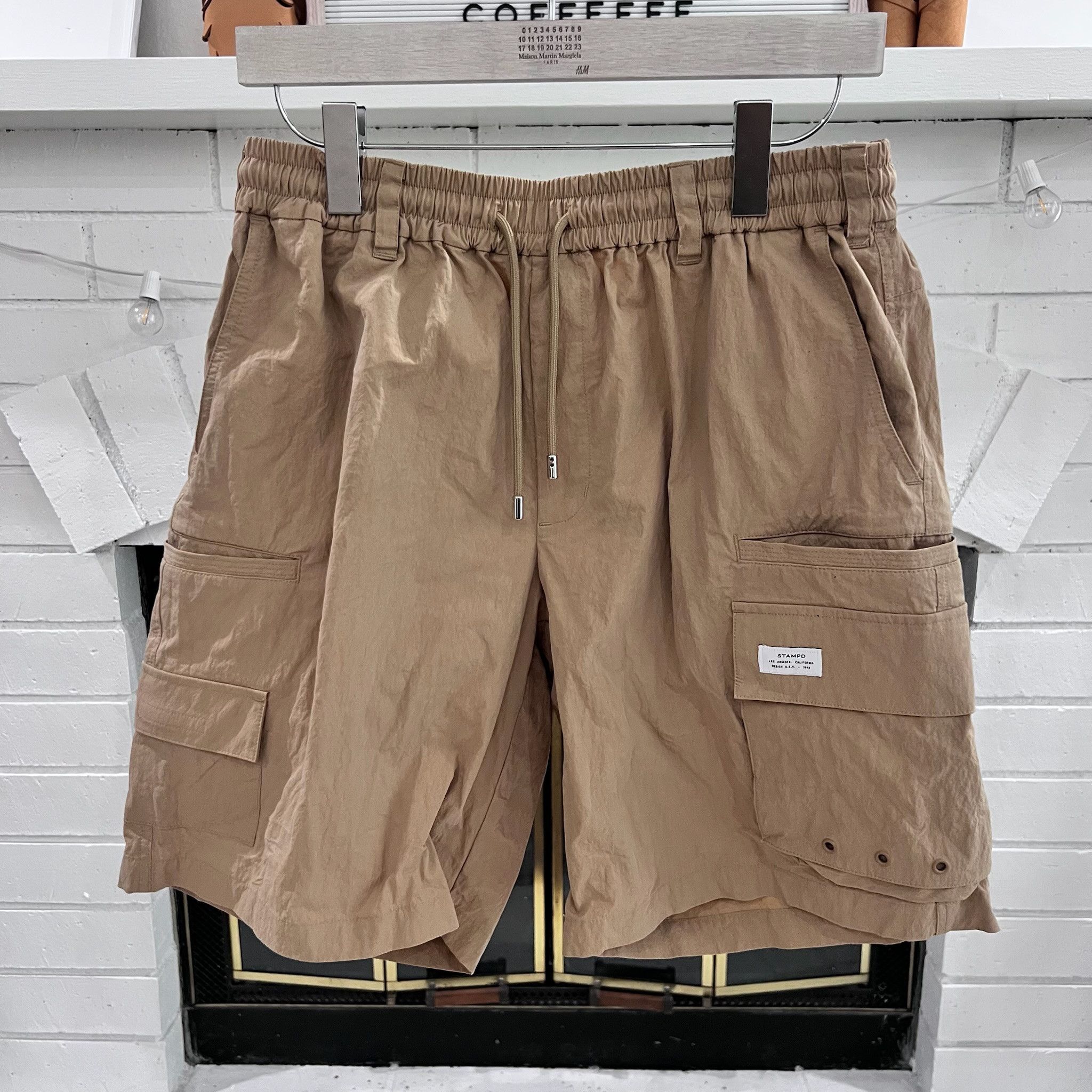 Stampd STAMPD Polyester/Nylon Utility Drawstring Cargo Short Pants Size US 32 / EU 48 - 1 Thumbnail