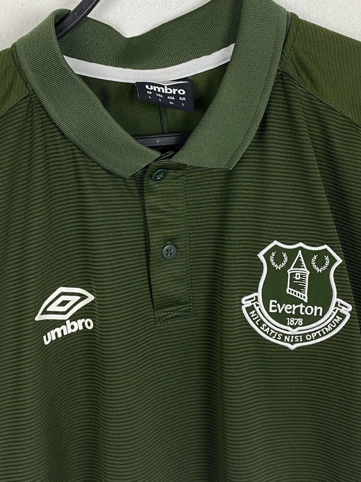Umbro Umbro x Everton FC Polo Shirt Jersey In Green Size US L / EU 52-54 / 3 - 2 Thumbnail