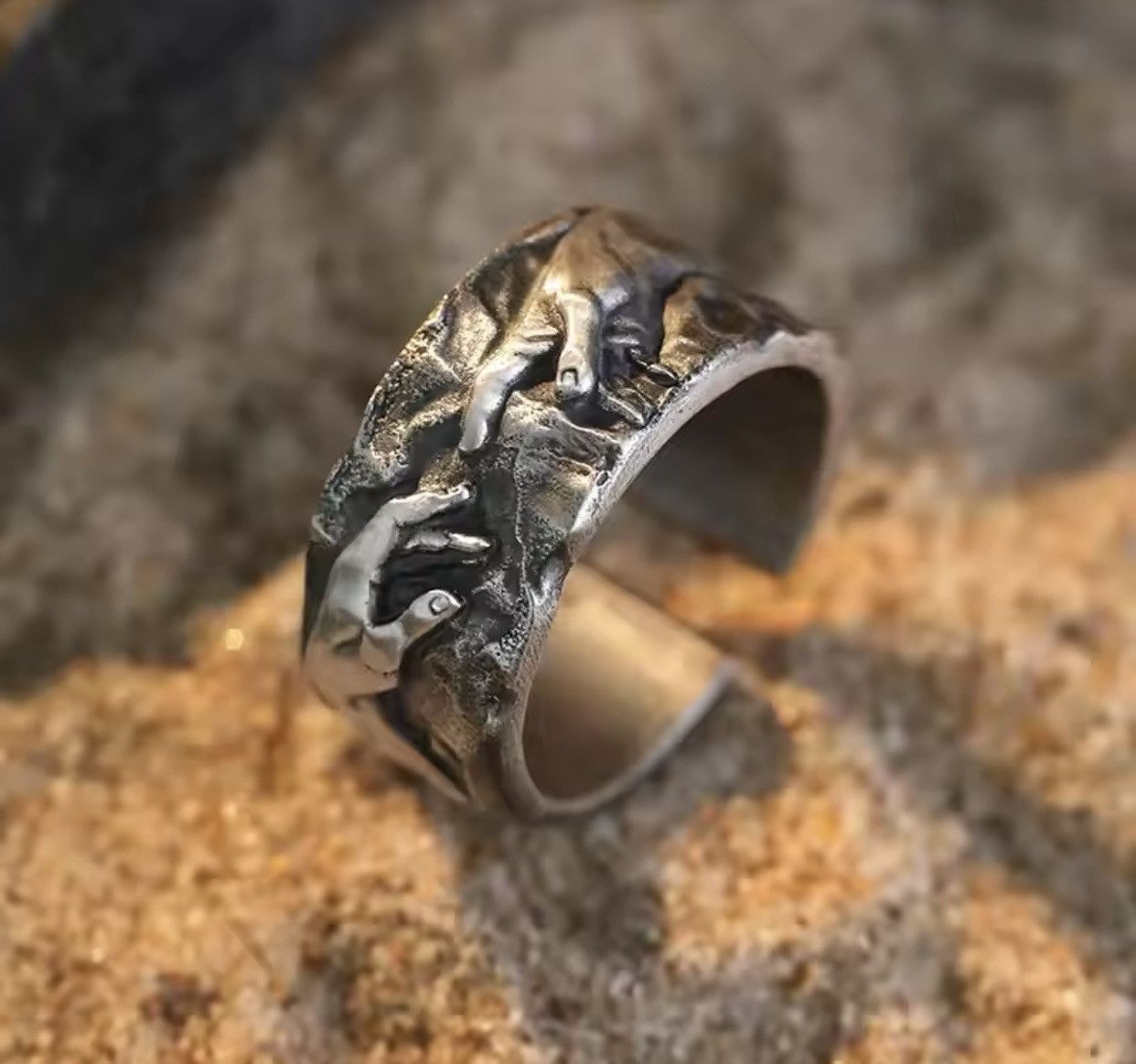 Jewelry "Hand of God" Ring Size ONE SIZE - 3 Thumbnail