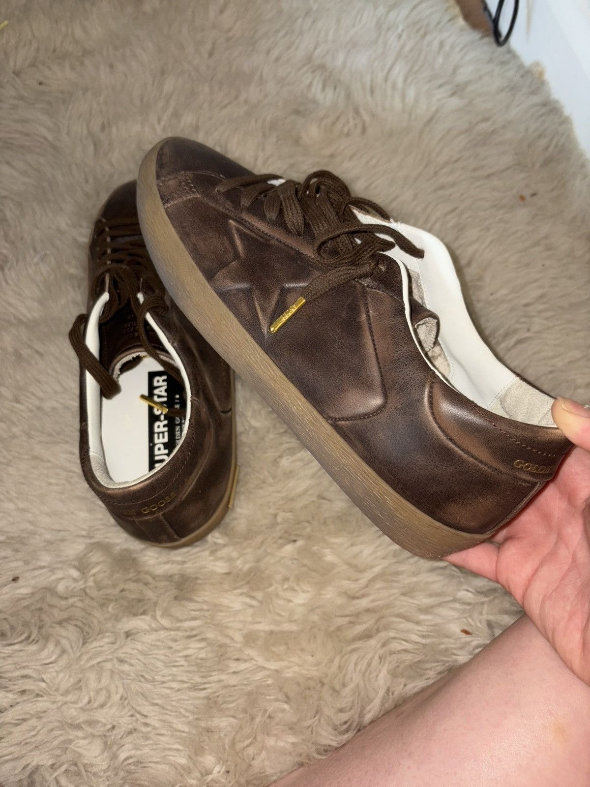 Golden Goose Golden Goose leather low top sneakers Size US 8 / EU 41 - 2 Thumbnail