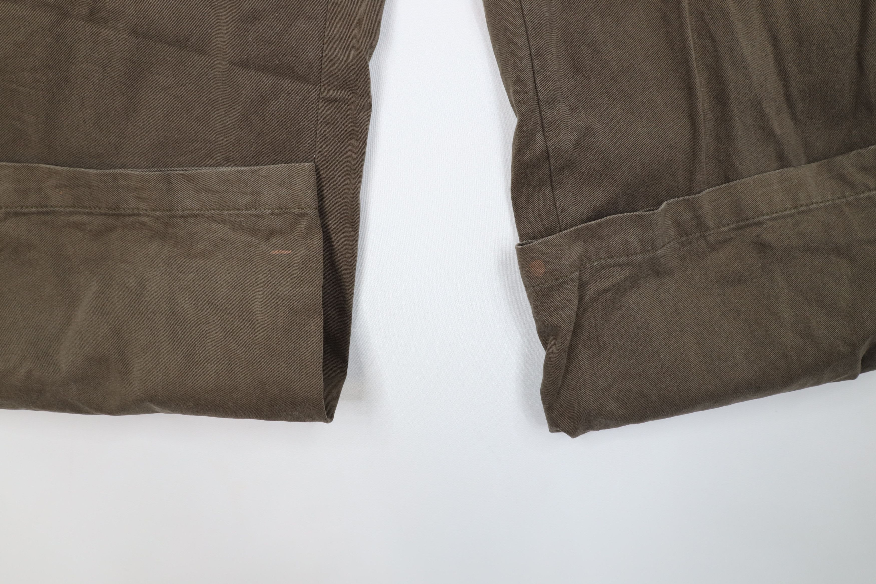 Vintage Vintage 90s Streetwear Baggy Wide Leg Cargo Pants Green Size US 36 / EU 52 - 5 Thumbnail