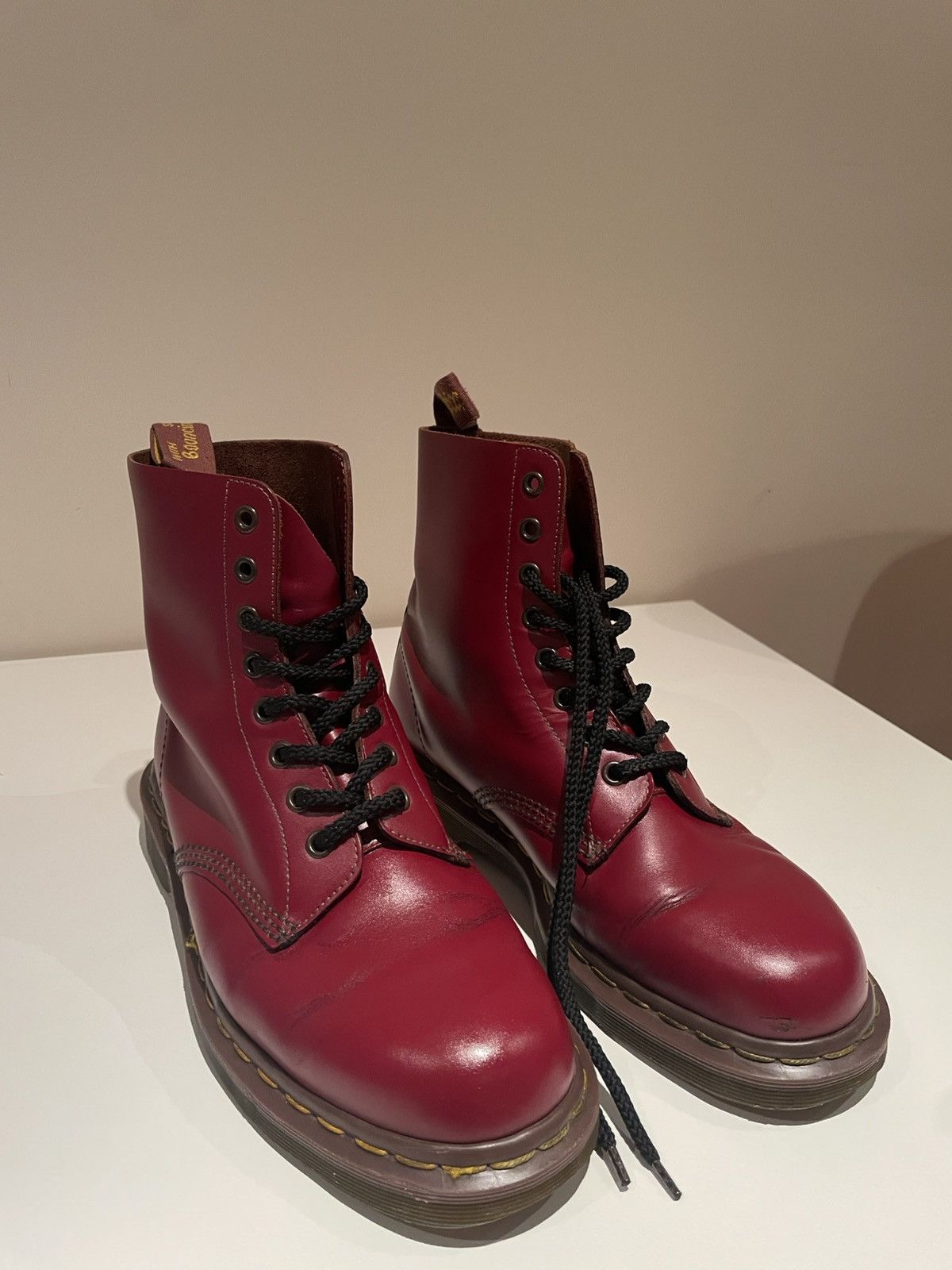 Dr. Martens Dr Martens Red 1460 Made in England Boots Size US 9 / EU 42 - 18 Thumbnail