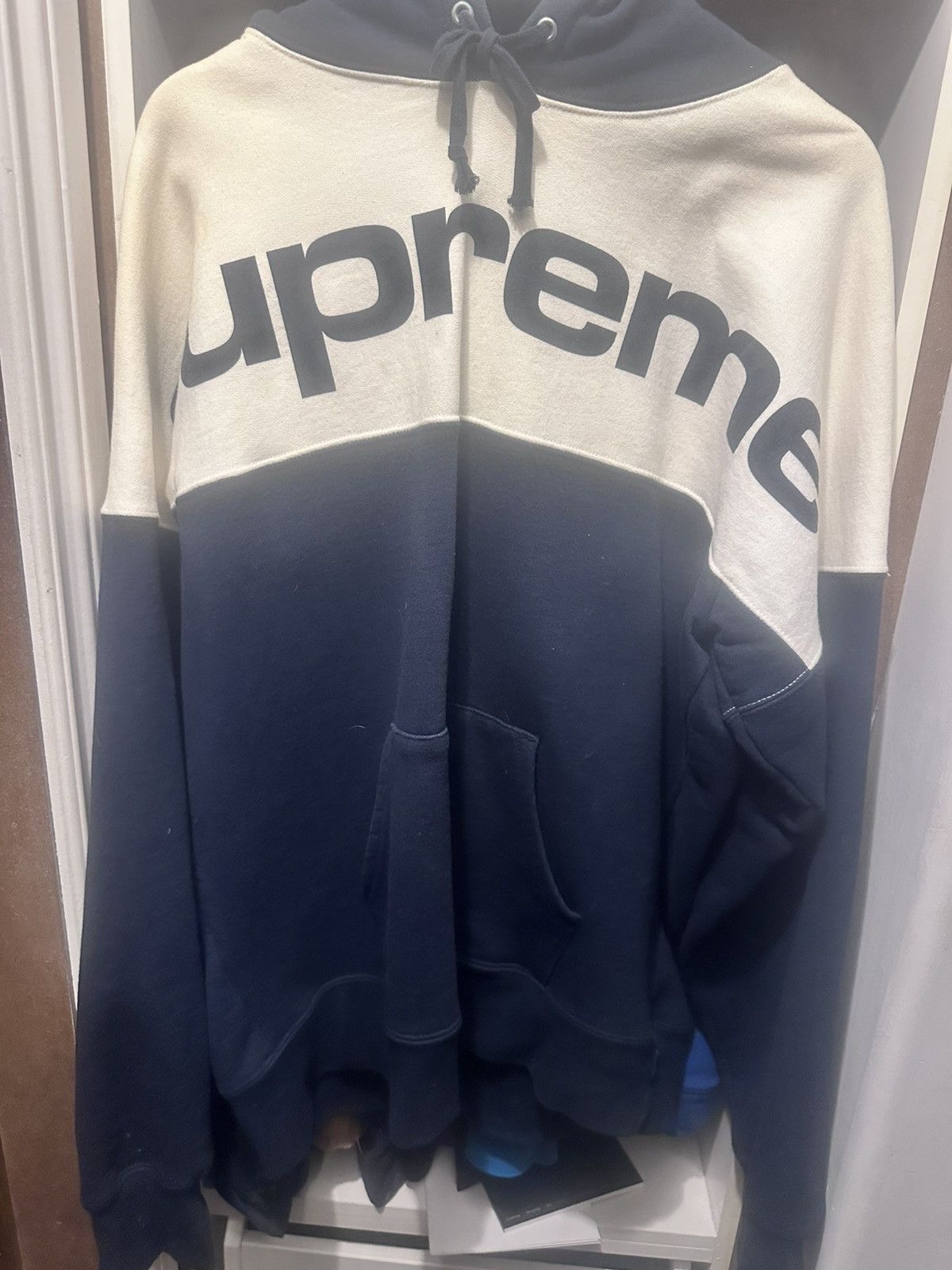 Supreme SUPREME BLOCKED HOODIE FW/17 Size US XL / EU 56 / 4 - 4 Thumbnail
