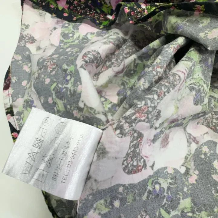 Givenchy Givenchy Givenchy Floral Print Long Sleeve ButtonUp Shirt Size US M / EU 48-50 / 2 - 1 Thumbnail
