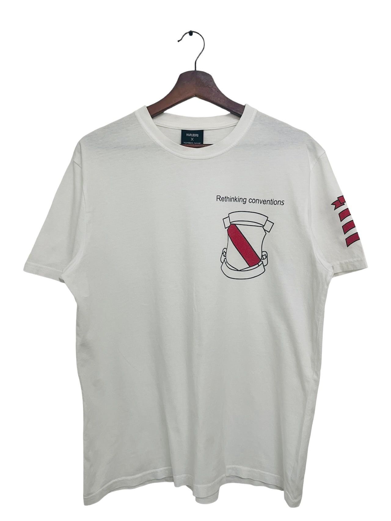 Japanese Brand Steals‼️Vintage Number Nine Rethinking Conventions tee Size US M / EU 48-50 / 2 - 1 Thumbnail