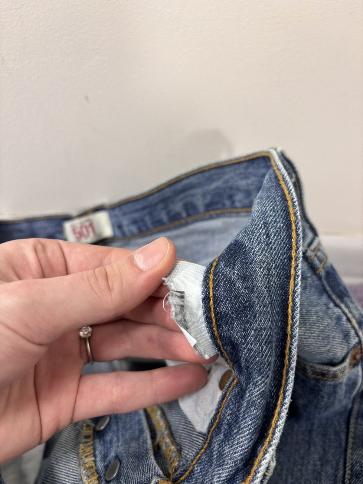 Levi's Vintage Levi’s 501 Men’s Blue USA Hype Denim Jeans Size US 34 / EU 50 - 16 Thumbnail