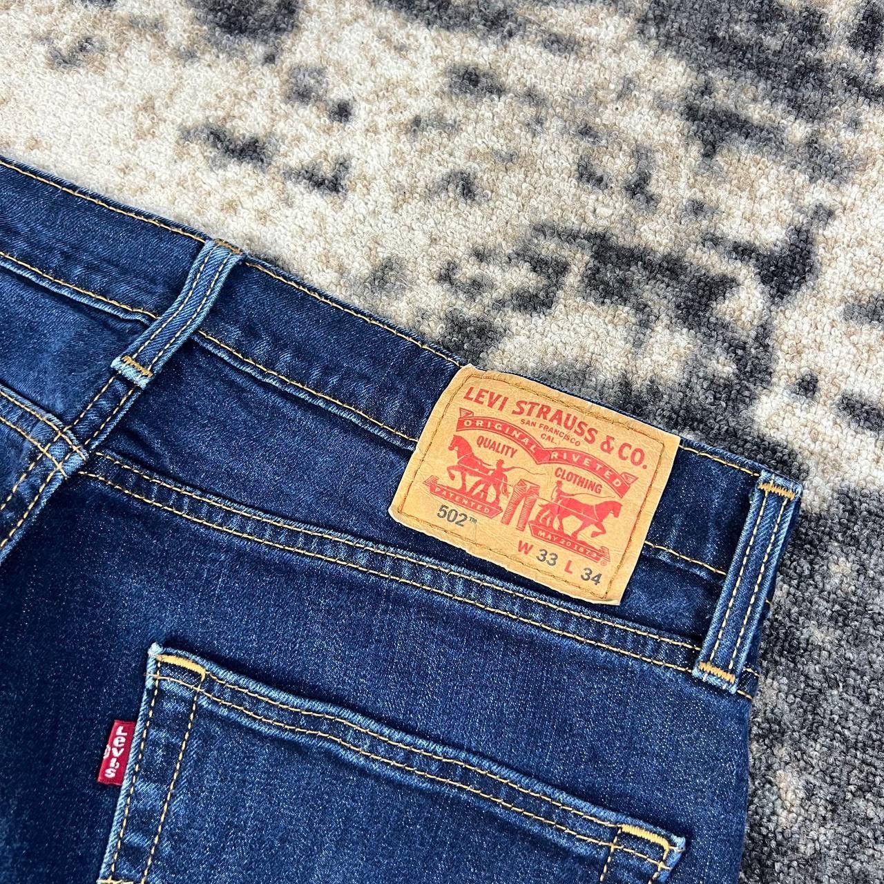 Levi's 502 Levis Vintage Blue Denim Jeans Streetwear Style Size US 33 - 4 Thumbnail