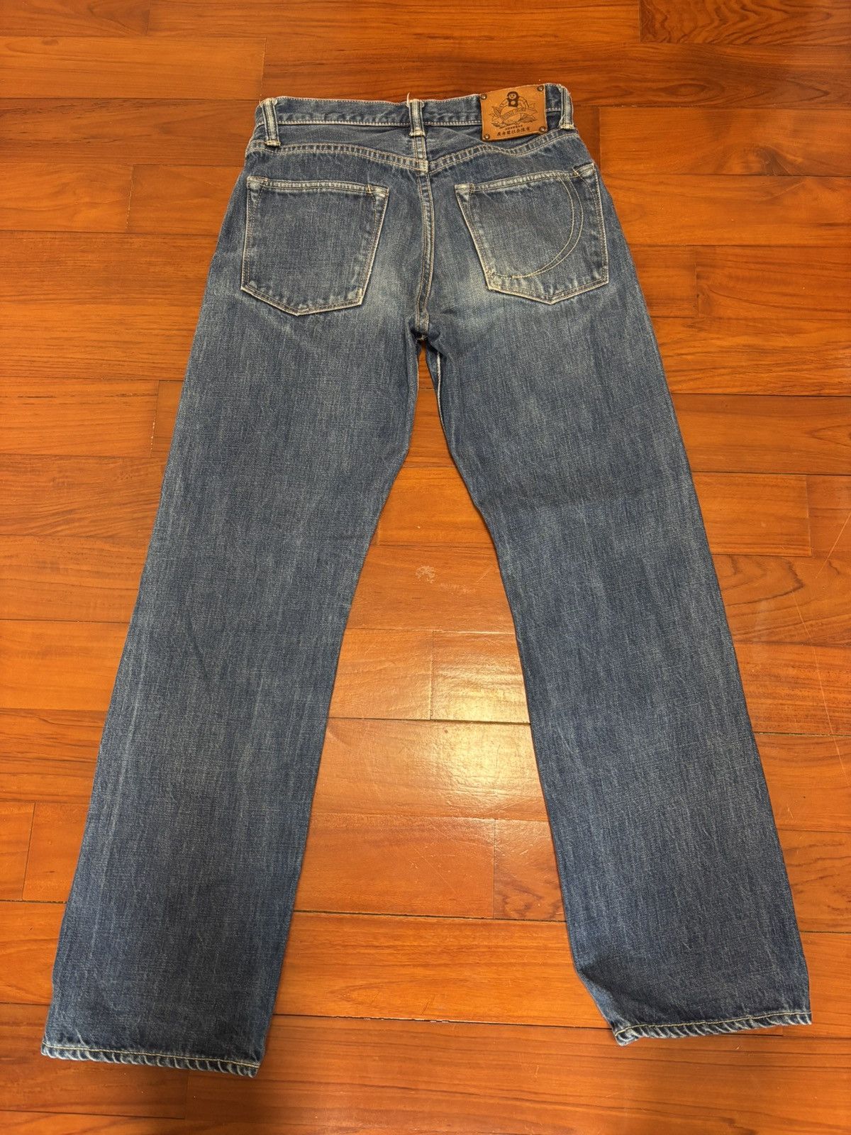 Momotaro Jeans Momotaro Japan Blue/Pink Selvedge Jeans Very Good Condition Size US 29 - 9 Thumbnail