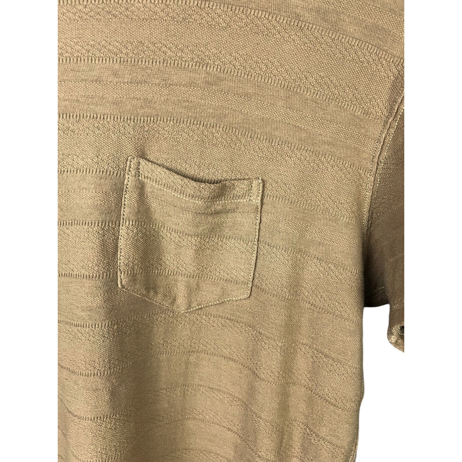 Buck Mason Men's Buck Mason Vintage Jacquard Pocket Tee XS $68 Retail Size US XS / EU 42 / 0 - 2 Thumbnail