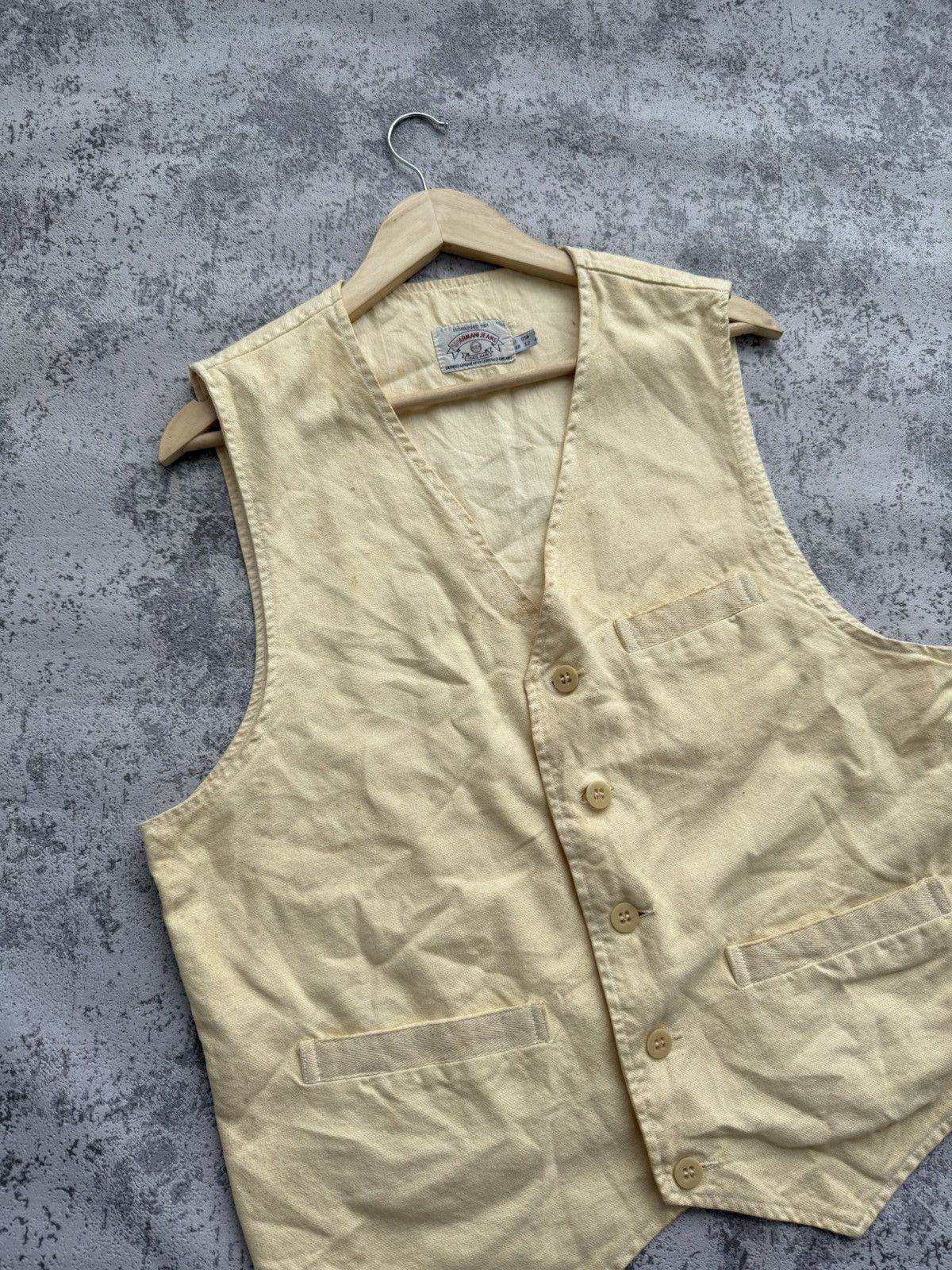 Armani × Giorgio Armani Archive Giorgio Armani Fade Vintage 80s Vest Size US M / EU 48-50 / 2 - 9 Thumbnail