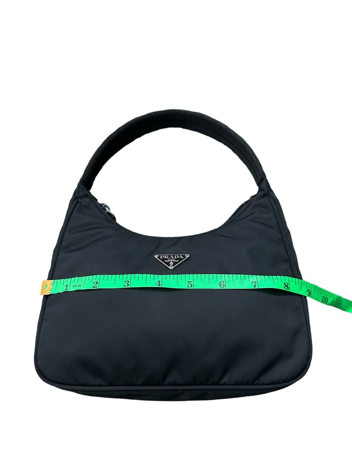 Prada AUTHENTIC PRADA BLACK NYLON HOBO BAG Size ONE SIZE - 15 Thumbnail