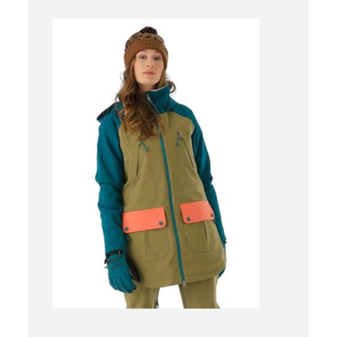 Burton NWOT Burton Prowess Snowboard Jacket Women's S Shaded Spruce Size S / US 4 / IT 40 - 11 Thumbnail