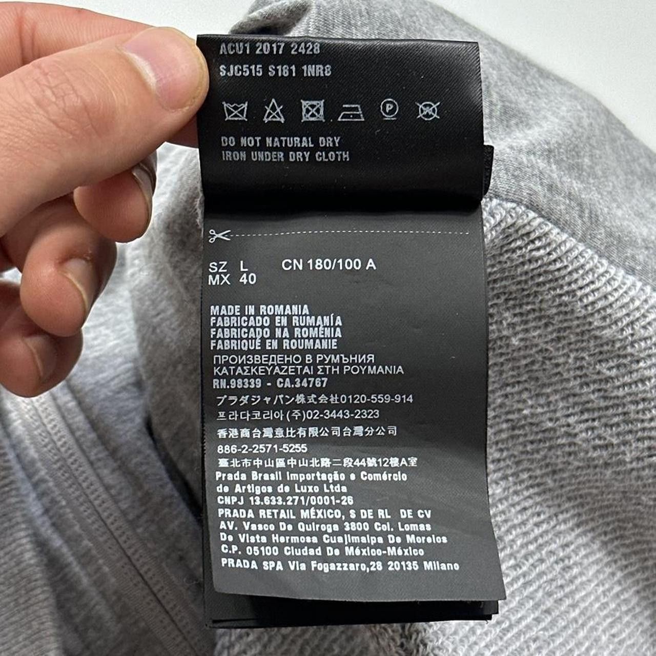 Prada Prada Milano 2017 Nylon Panelled Cotton Track Jacket - M/L Size US L / EU 52-54 / 3 - 8 Thumbnail
