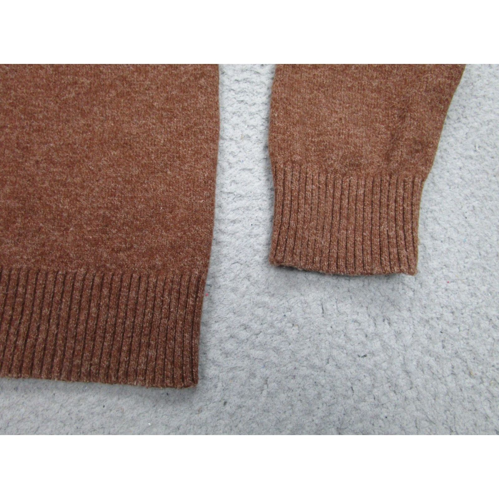 Gap Gap Mens Large Brown Merino Wool Blend Crewneck Knit Pullover Sweater Size US L / EU 52-54 / 3 - 4 Thumbnail