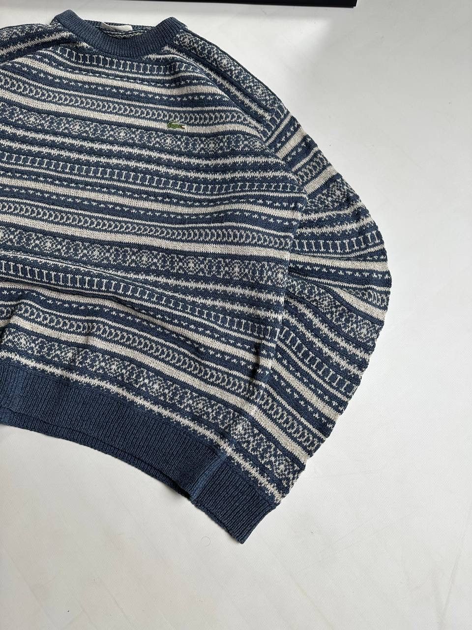 Lacoste 90s Vintage Lacoste Knite Sweater Size US XL / EU 56 / 4 - 3 Thumbnail