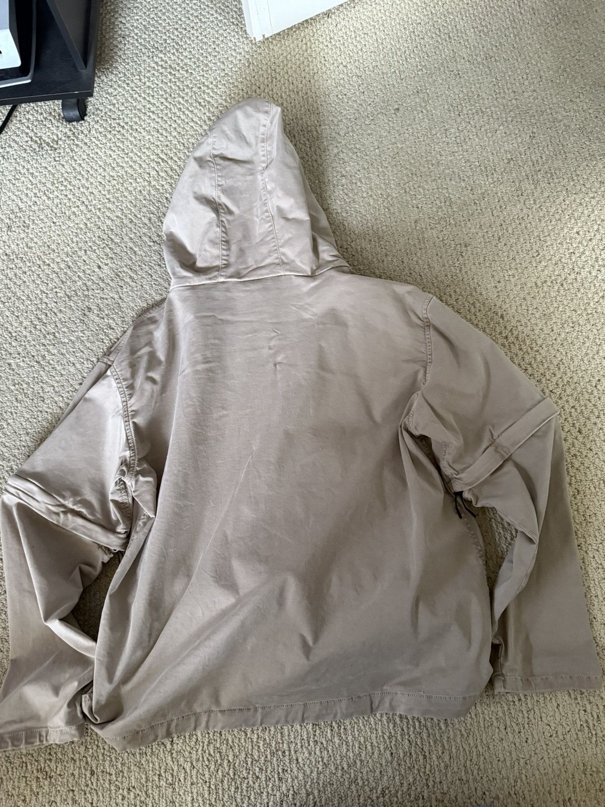 Kith KITH Medium Beige Zip Hoodie Logo Velcro Jacket Size US M / EU 48-50 / 2 - 5 Thumbnail