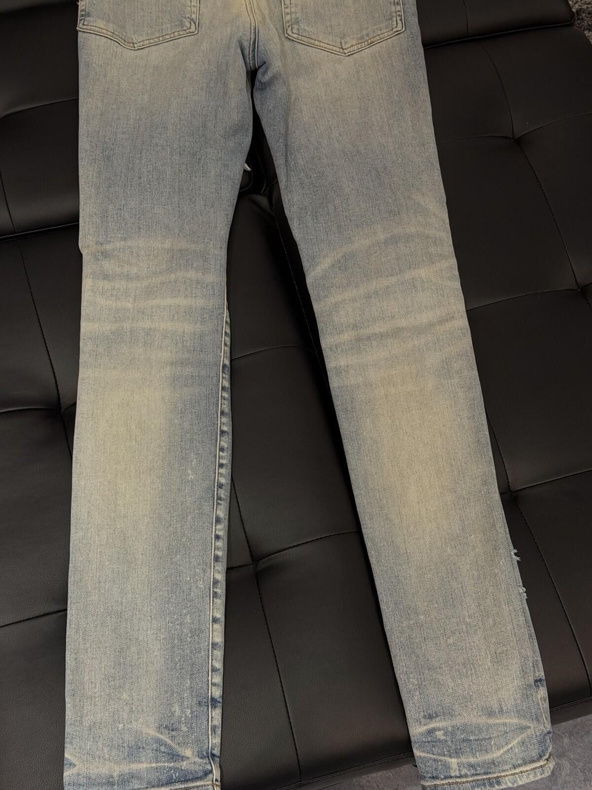 Amiri Size 31 - Amiri Blue Thrasher Jeans 100% Authentic Size US 31 - 11 Thumbnail