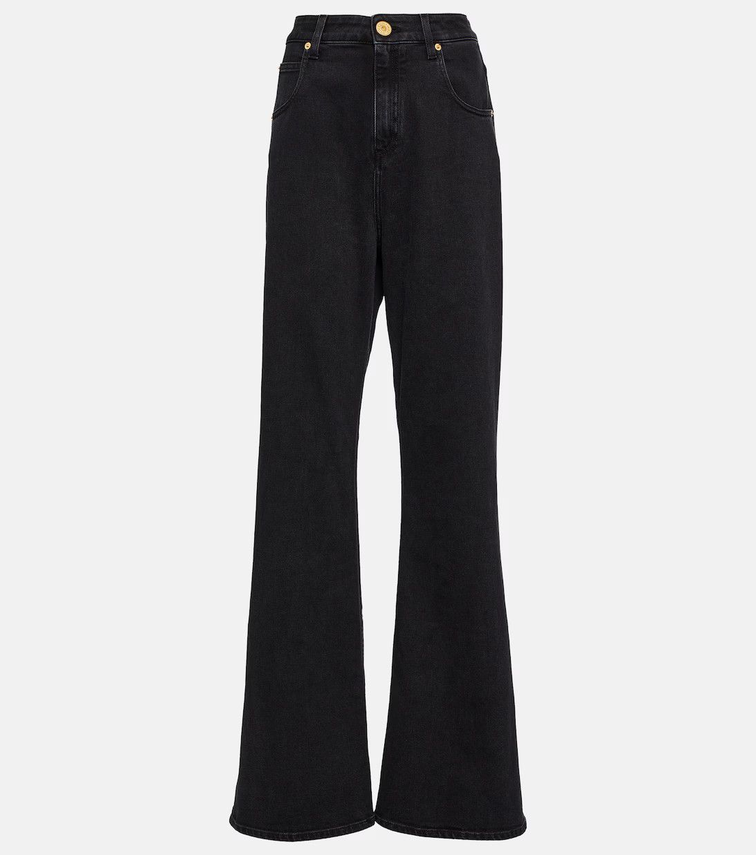 Balmain o1y0625 Denim Pant in Black Size 26" / US 2 / IT 38 - 1 Thumbnail