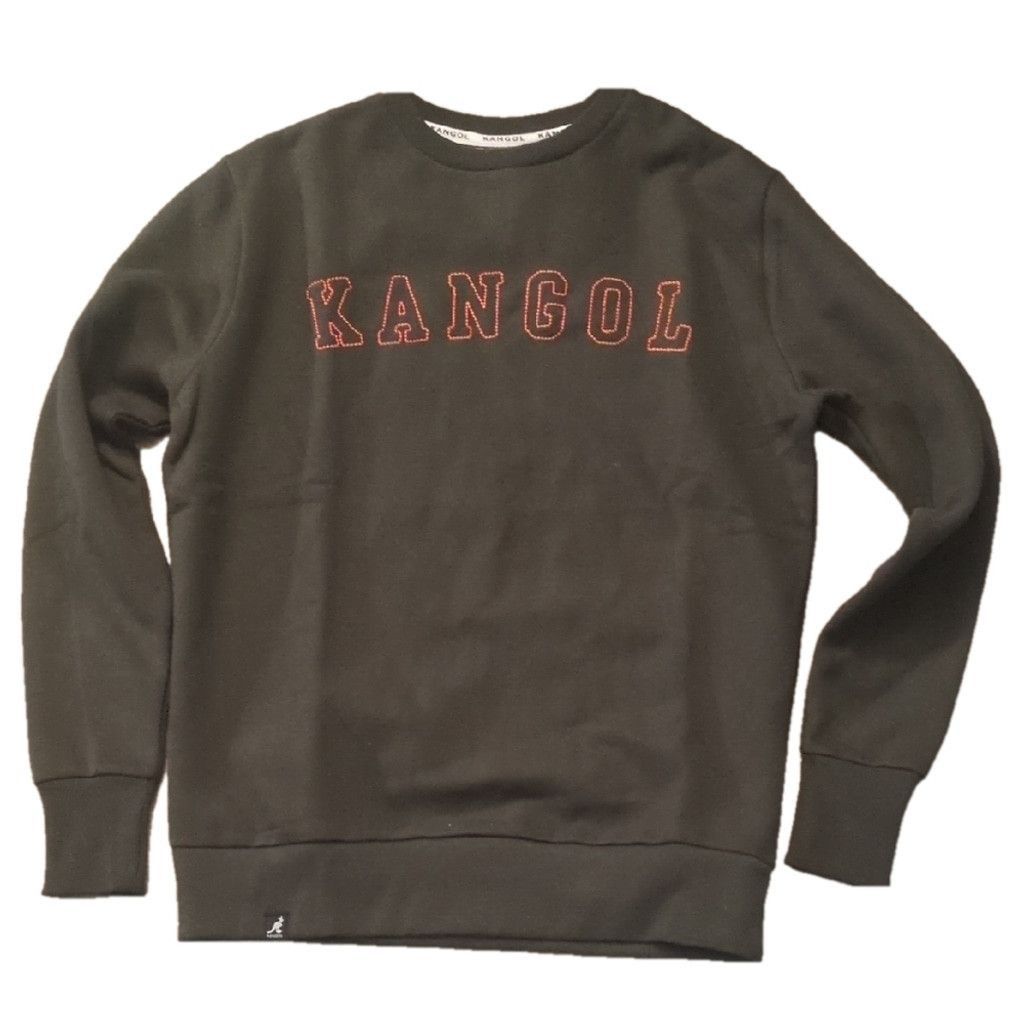 Kangol Kangol Born British Green Orange Crewneck Sweatshirt Small Size US S / EU 44-46 / 1 - 1 Thumbnail