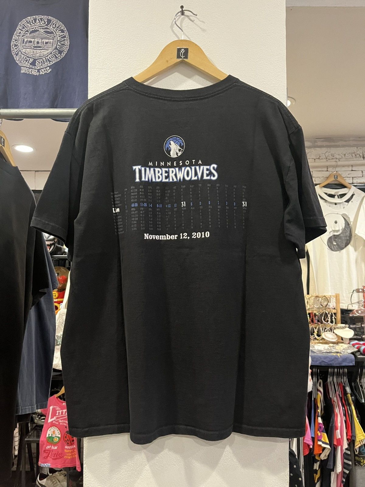 NBA Vintage Y2K NBA Minnesota Timberwolves Kevin Love T-Shirt Size US L / EU 52-54 / 3 - 2 Thumbnail