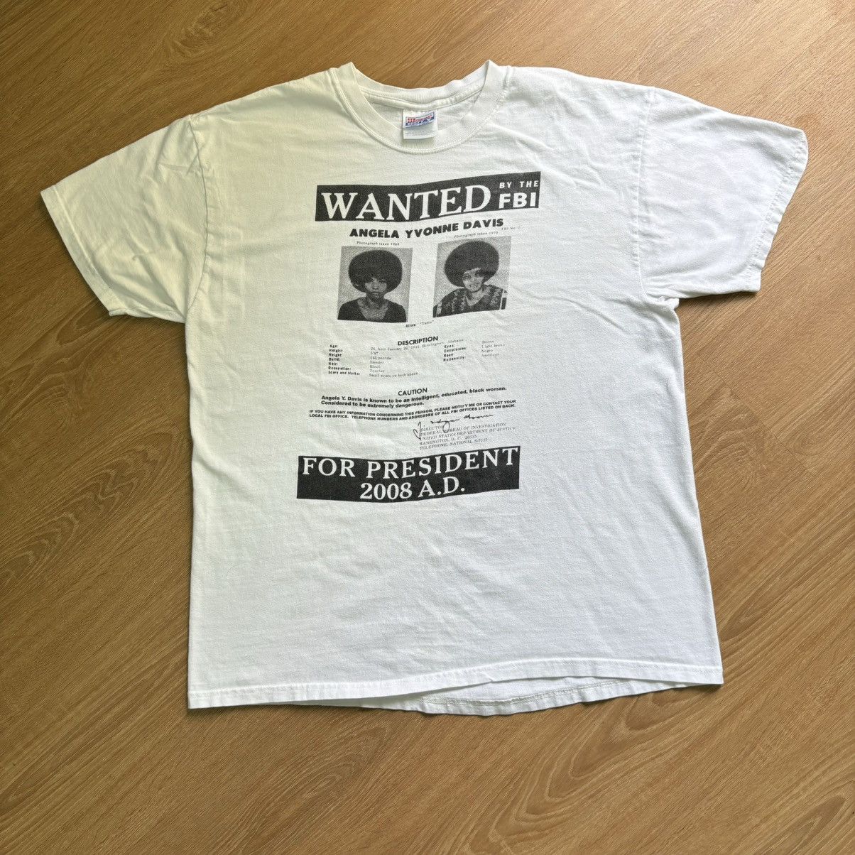 Rage Against The Machine × Vintage VERY RARE! Vintage Mugshot Angela Davis RATM 90’s Size US L / EU 52-54 / 3 - 1 Thumbnail