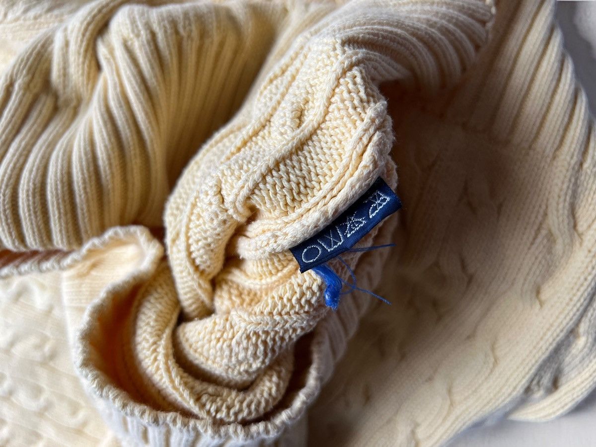 Polo Ralph Lauren × Vintage POLO RALPH LAUREN KNITTED SUN YELLOW SWEATER V NECK Size US XXL / EU 58 / 5 - 8 Thumbnail