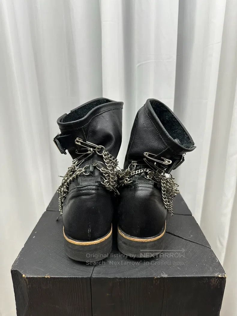 Comme des Garcons Comme des Garcons Pinned pleated cowhide boots Size US 5 / EU 37 - 4 Thumbnail