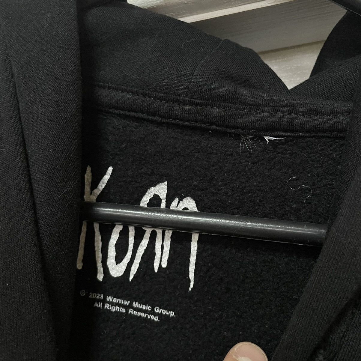 Band Tees Korn rhinestones The Leader Album Nu Metal Band Hoodie hoode Size US XS / EU 42 / 0 - 4 Thumbnail