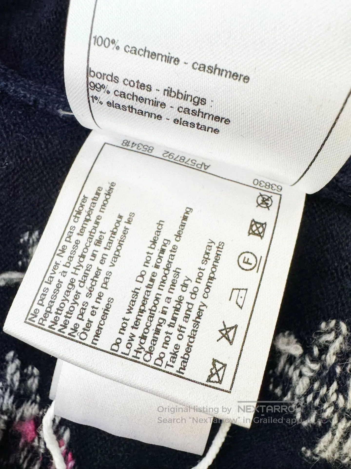Chanel Chanel 22K Floral Cashmere Cardigan. Size US S / EU 44-46 / 1 - 7 Thumbnail