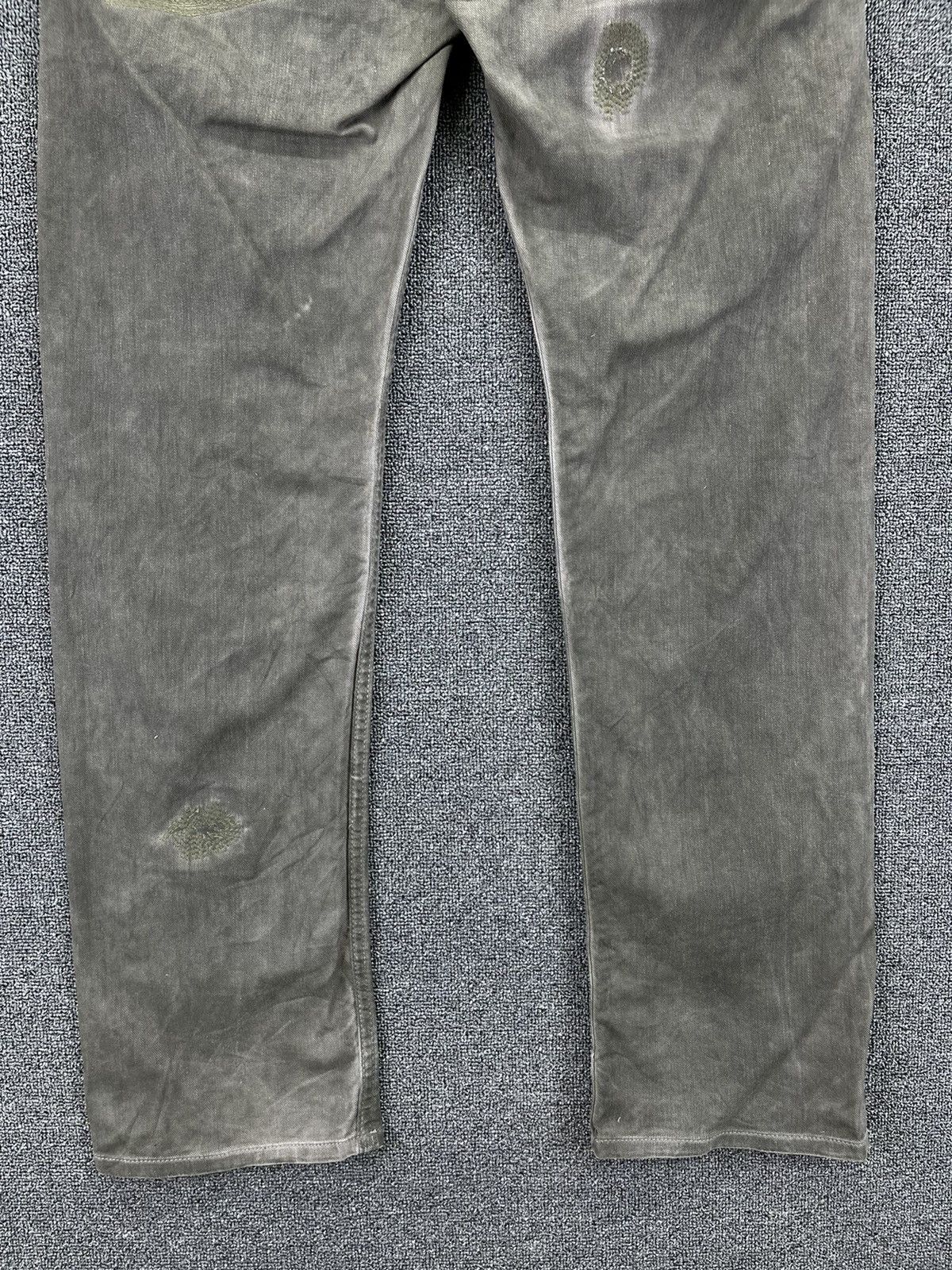 Japanese Brand Vintage 291295 Homme Punk Rare Trashed Jeans Denim Pants Size US 32 / EU 48 - 6 Thumbnail