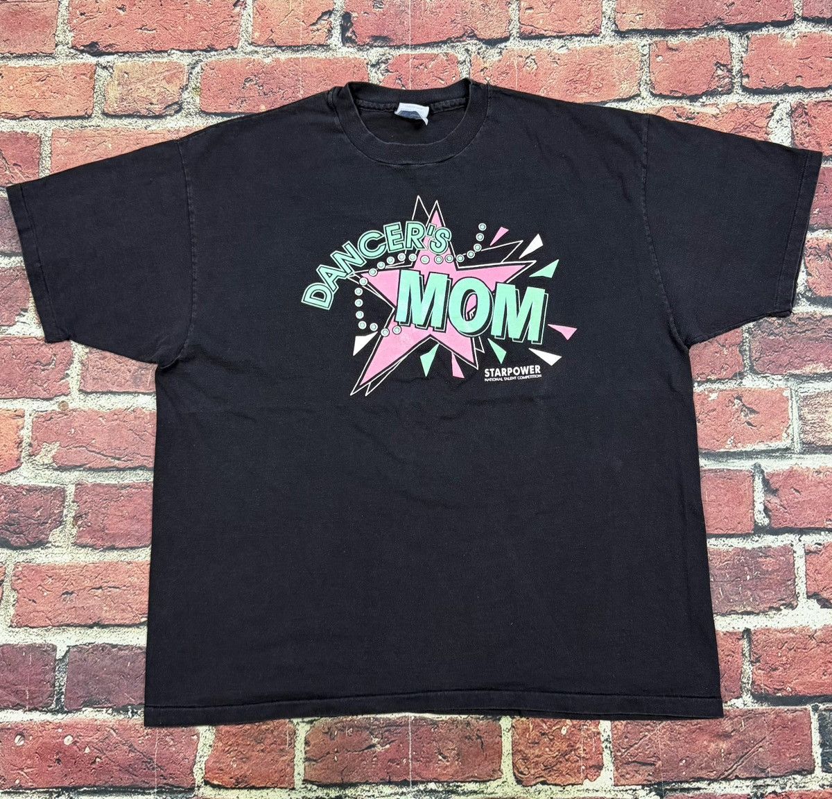 Hanes Vintage DANCER’S MOM Starpower Talent Competition Tee 90s Size US XXL / EU 58 / 5 - 1 Thumbnail