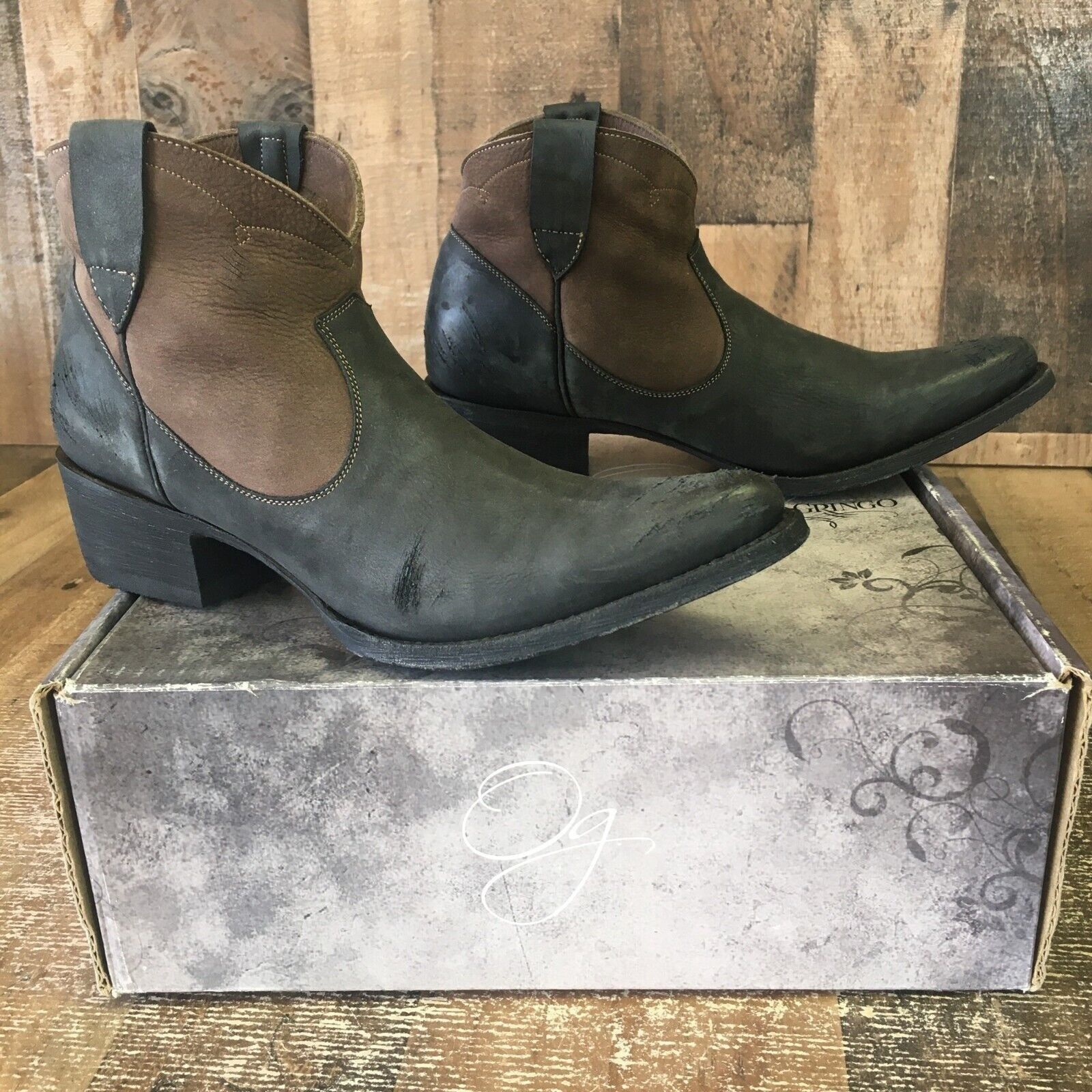 Old Gringo Old Gringo OGBL1883-3 Carmina Ankle Cowboy Boots Womens 7 B Size US 7 / IT 37 - 1 Thumbnail