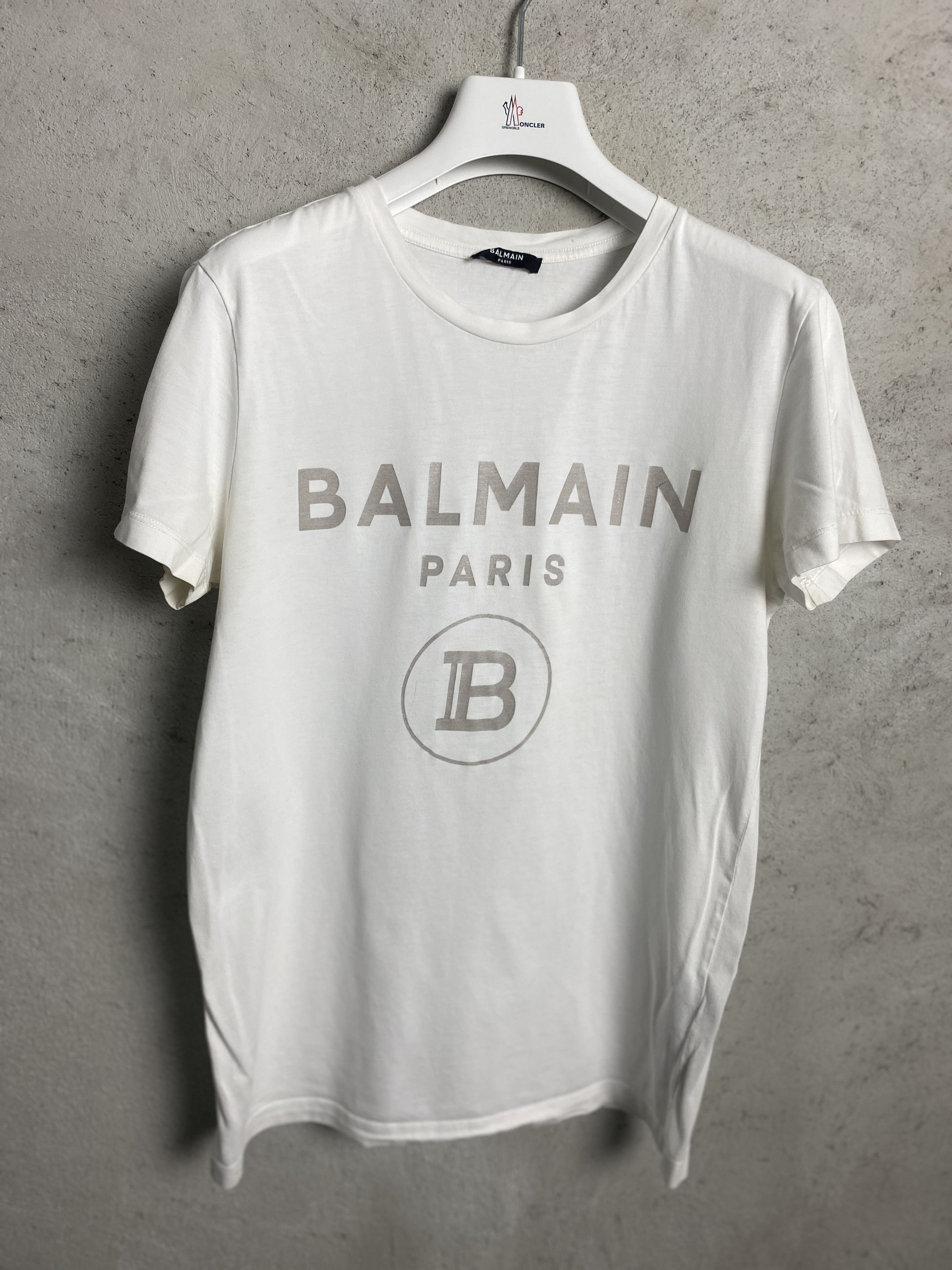Balmain Balmain big logo t-shirt tee casual Size XS / US 0-2 / IT 36-38 - 1 Thumbnail