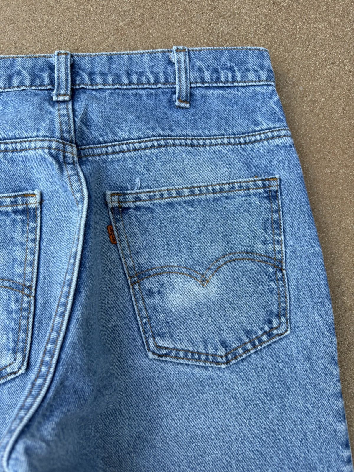 Levi's Vtg 80’s Levi’s 646 Orange Tab Bellbottom Flare Jeans 32x32 Size US 33 - 8 Thumbnail