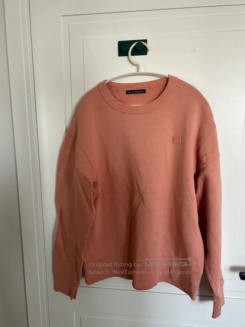 Acne Studios Acne Studios Pink Smile Sweatshirt Size M / US 6-8 / IT 42-44 - 1 Thumbnail