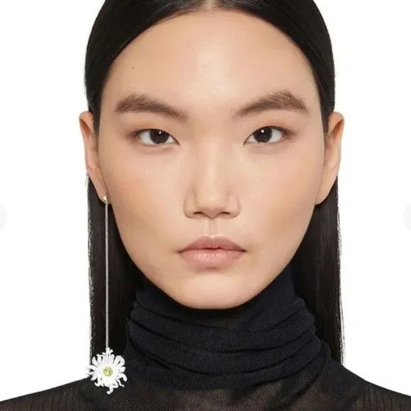 Givenchy Givenchy Women's Daisy Earring With Crystals - NEW WITH TAGS Size ONE SIZE - 4 Thumbnail
