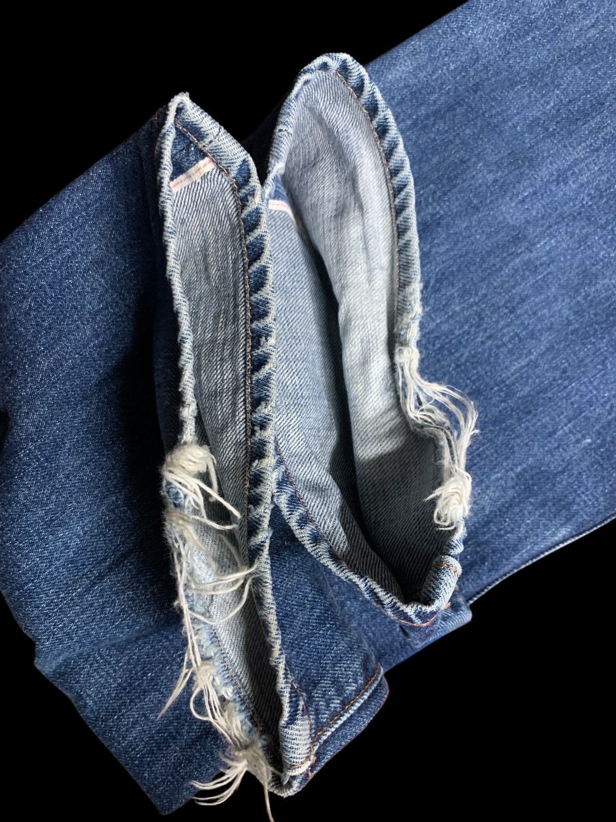 Japanese Brand Vintage Levi's J22 Selvedge Distressed Denim Made In Japan Size US 32 / EU 48 - 15 Thumbnail